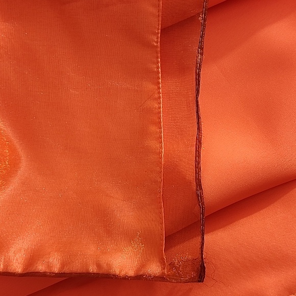 Excite Dress Vintage Cut Out Sequined Halter Neck Orange Size 8 - Picture 13 of 16